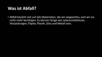 Vorschau - Arbeitsblätter - AB mit Fragen zum Thema "Abfall" + Lösungsblatt + Infografik - Seite 3