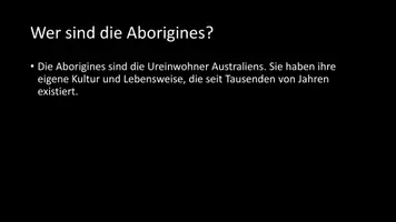 Vorschau - Arbeitsblätter - AB mit Fragen zum Thema "Aborigines" + Lösungsblatt + Infografik - Seite 3