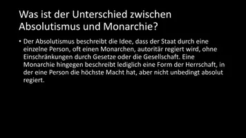 Vorschau - Arbeitsblätter - AB mit Fragen zum Thema "Absolutismus" + Lösungsblatt + Infografik - Seite 3