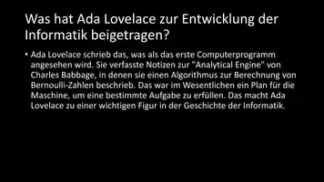 Vorschau - Arbeitsblätter - AB mit Fragen zum Thema "Ada Lovelace" + Lösungsblatt - Seite 3