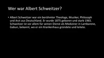 Vorschau - Arbeitsblätter - AB mit Fragen zum Thema "Albert Schweitzer" + Lösungsblatt + Mindmap + Infografiken - Seite 3