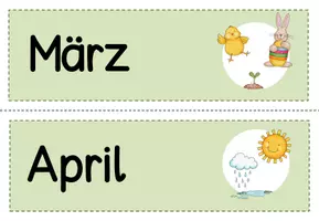 Vorschau - Poster - Tafelkalender für das Klassenzimmer - Dauerkalender - Seite 3