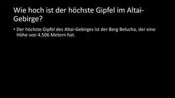 Vorschau - Arbeitsblätter - AB mit Fragen zum Thema "Altai-Gebirge" + Lösungsblatt - Seite 3