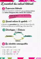 Aperçu - Apprentissages en autonomie - Fiche de révisions CRPE - Le calcul littéral - Page de couverture