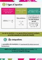 Aperçu - Apprentissages en autonomie - Fiche de révisions CRPE - Le calcul littéral - Page 1