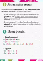 Aperçu - Apprentissages en autonomie - Fiche de révisions CRPE - Le calcul littéral - Page 2
