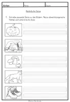 Vorschau - Arbeitsblätter - Herbstliche Verben: Arbeitsblatt - Seite 2