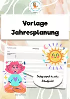 Vorschau - Unterrichtsreihen - Vorlage Jahresplanung Reihenplanung - Deckblatt