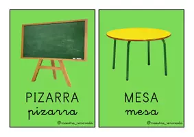 Vista previa - Tarjetas / Manipulativos - TARJETAS DE NOMENCLATURA. +200 TARJETAS DE VOCABULARIO - página 2