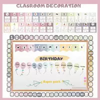 Vista previa - Decoración del aula - CLASSROOM DECORATION - BOHO. ENGLISH - Portada