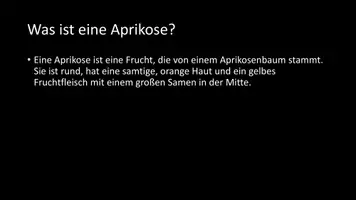 Vorschau - Arbeitsblätter - AB mit Fragen zum Thema "Aprikose" + Lösungsblatt - Seite 2