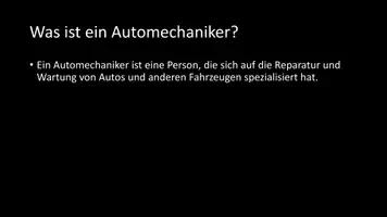 Vorschau - Arbeitsblätter - AB mit Fragen zum Thema "Automechaniker" + Lösungsblatt - Seite 2