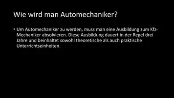 Vorschau - Arbeitsblätter - AB mit Fragen zum Thema "Automechaniker" + Lösungsblatt - Seite 3