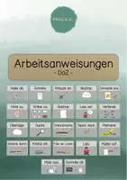 Vorschau - Poster - Arbeitsanweisungen - zum Aushang oder für die Tafel - Deckblatt