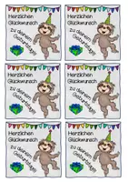 Vorschau - Anderer Materialtyp - Grußkärtchen Herzlichen Glückwunsch zum Geburtstag - Seite 3