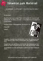 Vorschau - Mal- und Bastelvorlagen - Positiv-Negativ-Kunst - Klappschnitt - Klappbild - Skelett La Catrina und Diego - Tag der Toten. - Dia de los Muertos - Halloween - Seite 2