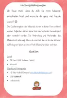 Vorschau - Anderer Materialtyp - Grußkarten Schulstart: Klasse 1 bis 4 - Seite 1