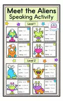 Vorschau - Arbeitsblätter - Meet the Aliens - Speaking Activity - Deckblatt