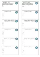 Vorschau - Stationenlernen - Bruchterme multiplizieren und kürzen – Stille Post (Mathematikspiel) - Seite 3
