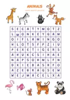 Vorschau - Arbeitsblätter - Suchsel Englisch Suchsel Tiere - word search animals - Wild Animals - Englisch Tiere - word search puzzle animals 1 || Englisch Vertretung - Englisch Freiarbeit - Englisch Freiarbeitsmaterial - Seite 2