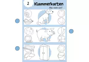 Vorschau - Aufgabenkarten - Klammerkarten: Reimwörter | Reime - Seite 3
