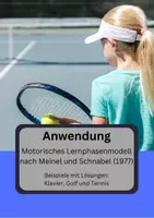 Vorschau - Unterrichtsreihen - Anwendung: Motorisches Lernphasenmodell nach Meinel und Schnabel (1977) mit Lösungen - Deckblatt