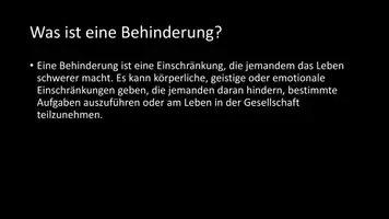 Vorschau - Arbeitsblätter - AB mit Fragen zum Thema "Behinderung" + Lösungsblatt + Mindmap + Infografik - Seite 3