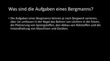 Vorschau - Arbeitsblätter - AB mit Fragen zum Thema "Bergmann" + Lösungsblatt - Seite 3