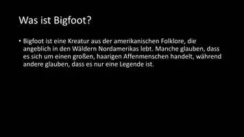 Vorschau - Arbeitsblätter - AB mit Fragen zum Thema "Bigfoot" + Lösungsblatt - Seite 2