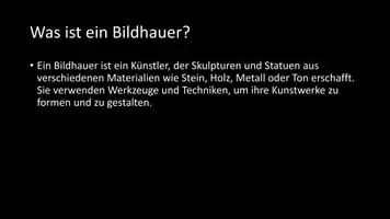 Vorschau - Arbeitsblätter - AB mit Fragen zum Thema "Bildhauer" + Lösungsblatt - Seite 2