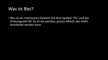 Vorschau - Arbeitsblätter - AB mit Fragen zum Thema "Blei" + Lösungsblatt + Mindmap - Seite 3