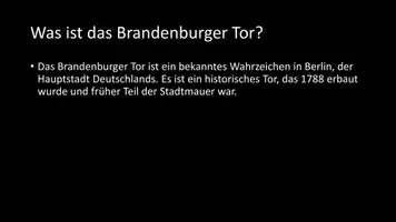 Vorschau - Arbeitsblätter - AB mit Fragen zum Thema "Brandenburger Tor" + Lösungsblatt + Infografik - Seite 3