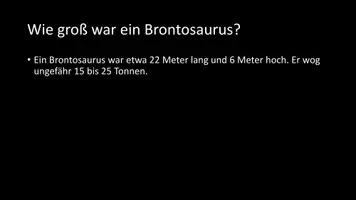 Vorschau - Arbeitsblätter - AB mit Fragen zum Thema "Brontosaurus" + Lösungsblatt - Seite 3