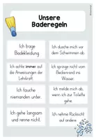 Vorschau - Poster - Baderegeln - Schwimmregeln - Schwimmunterricht - Seite 2