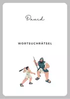 Vorschau - Arbeitsblätter - Wortsuchrätsel/Suchsel 👉 „David“ - Seite 3