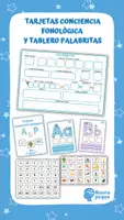 Vista previa - Tarjetas / Manipulativos - TARJETAS CONCIENCIA FONOLÓGICA Y TABLERO PALABRITAS - Portada