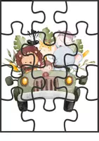 Vorschau - Spiele - 3 Puzzles zum selbst erstellen oder als Schneideübung - Seite 2