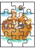 Vorschau - Spiele - 3 Puzzles zum selbst erstellen oder als Schneideübung - Seite 3