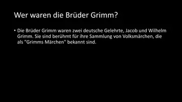 Vorschau - Arbeitsblätter - AB mit Fragen zum Thema "Brüder Grimm" + Lösungsblatt + Mindmap - Seite 3