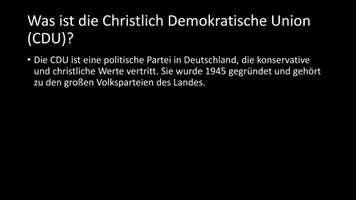 Vorschau - Arbeitsblätter - AB mit Fragen zum Thema "Christlich Demokratische Union (CDU)" + Lösungsblatt - Seite 2