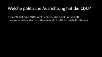 Vorschau - Arbeitsblätter - AB mit Fragen zum Thema "Christlich Demokratische Union (CDU)" + Lösungsblatt - Seite 3