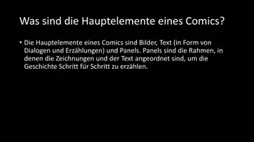 Vorschau - Arbeitsblätter - AB mit Fragen zum Thema "Comic" + Lösungsblatt + Infografik - Seite 3