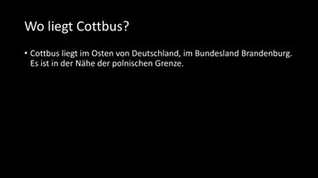 Vorschau - Arbeitsblätter - AB mit Fragen zum Thema "Cottbus" + Lösungsblatt - Seite 2