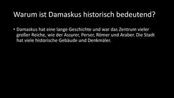 Vorschau - Arbeitsblätter - AB mit Fragen zum Thema "Damaskus" + Lösungsblatt + Infografik - Seite 3