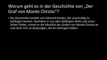 Vorschau - Arbeitsblätter - AB mit Fragen zum Thema "Der Graf von Monte Christo" + Lösungsblatt - Seite 3