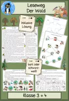 Vorschau - Arbeitsblätter - Wald - Deckblatt