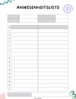 Vorschau - Anderer Materialtyp - Anwesenheitsliste| Elternabend |Elternsprechtag inkl.Blanko Liste 📝👥 - Seite 2