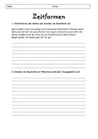Vorschau - Arbeitsblätter - Übung zu Präsens und Präteritum - Seite 2
