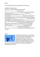 Vorschau - Arbeitsblätter - Europa kennenlernen Text Aufgaben Lösung - Seite 3