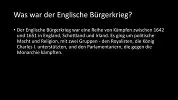 Vorschau - Arbeitsblätter - AB mit Fragen zum Thema "Englischer Bürgerkrieg" + Lösungsblatt - Seite 2